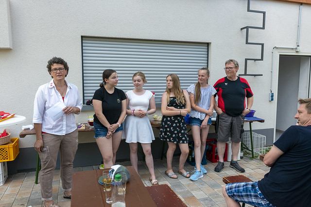 Ehrung 4er Einradmannschaft 23.06.2019