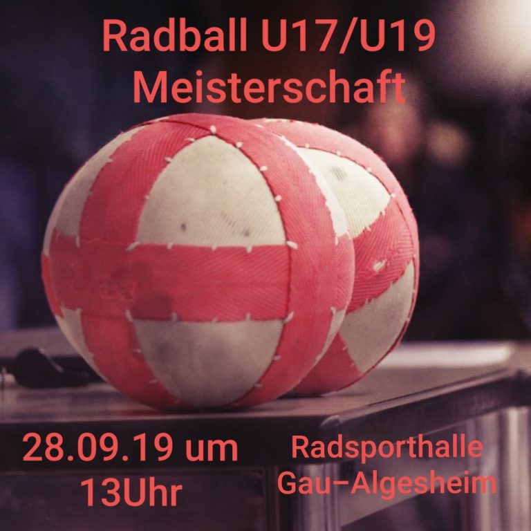 1. Radball Spieltag 28.09.2019