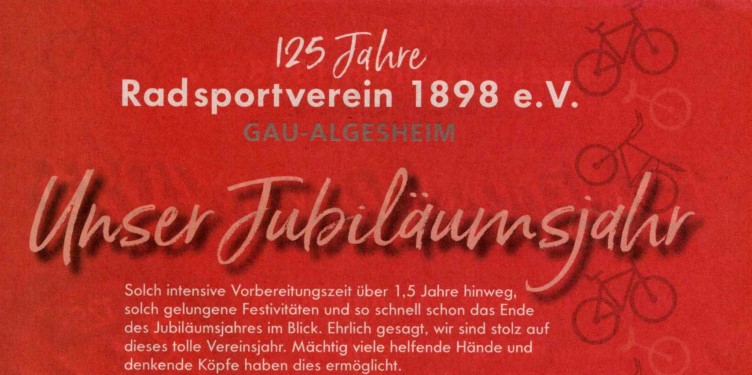Rückblick Jubiläumsjahr
